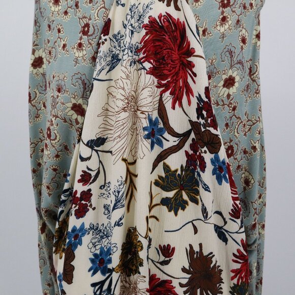 Umgee Vanilla Blossom Cardigan Womens S/M Blue Boho Eclectic Gypsy Ethnic Tribal - Picture 12 of 16